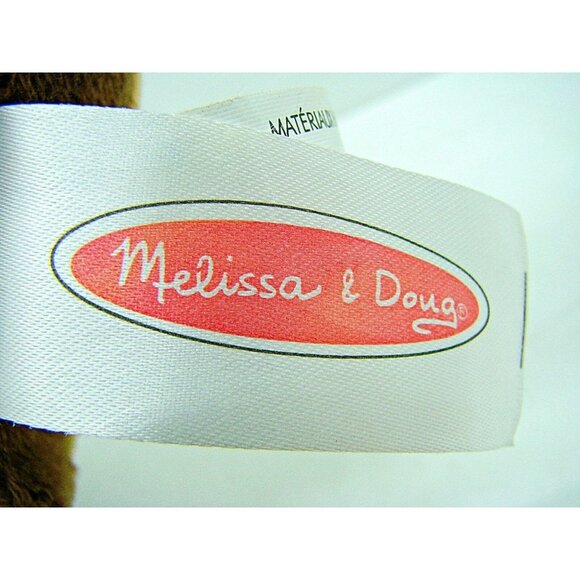 Melissa And Doug Plush Cuddle Dog Puppy Pillow Animal Stuffed Toy Brown Tan 8" - Picture 7 of 9